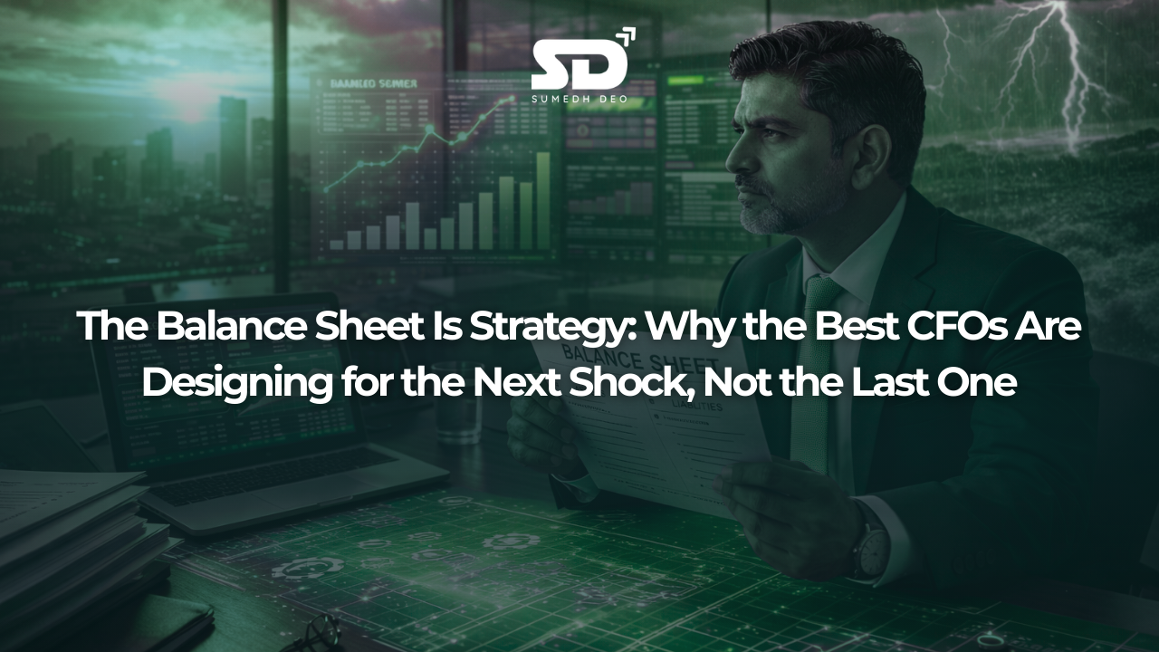The Balance Sheet Is Strategy: Why the Best CFOs Are Designing for the Next Shock, Not the Last One